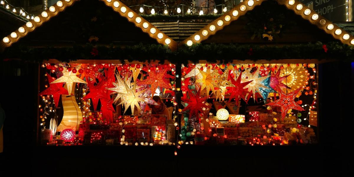Stand marché Noël